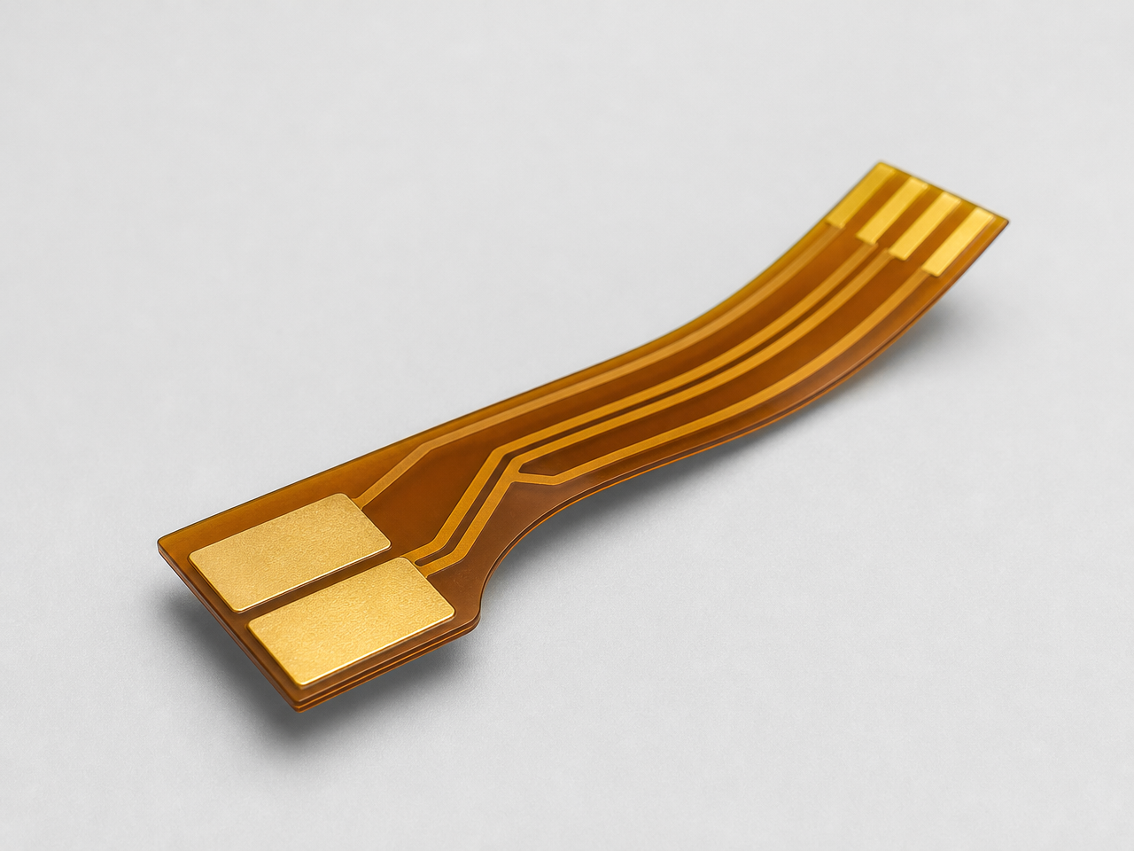 Micro Patterned Gold Electrode — dual contact, 0.5 mm gap