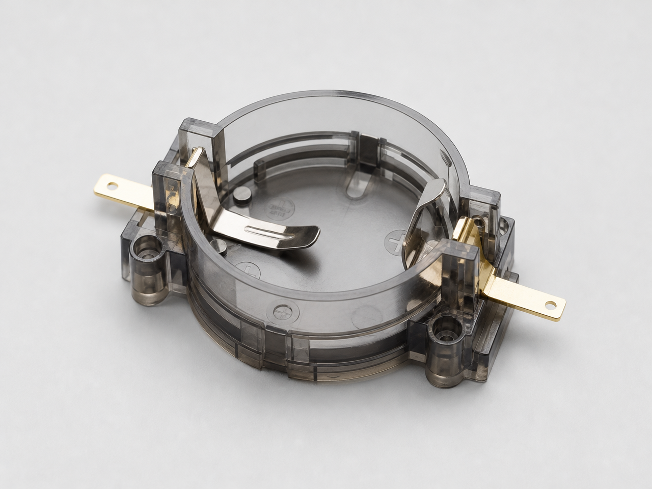 Coin Cell Holder Assembly — coin-cell CR2450 fixture
