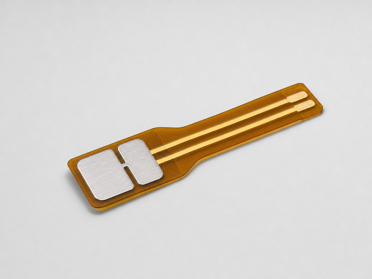 Microfabricated Bipolar Electrode — dual contact, 0.5 mm gap
