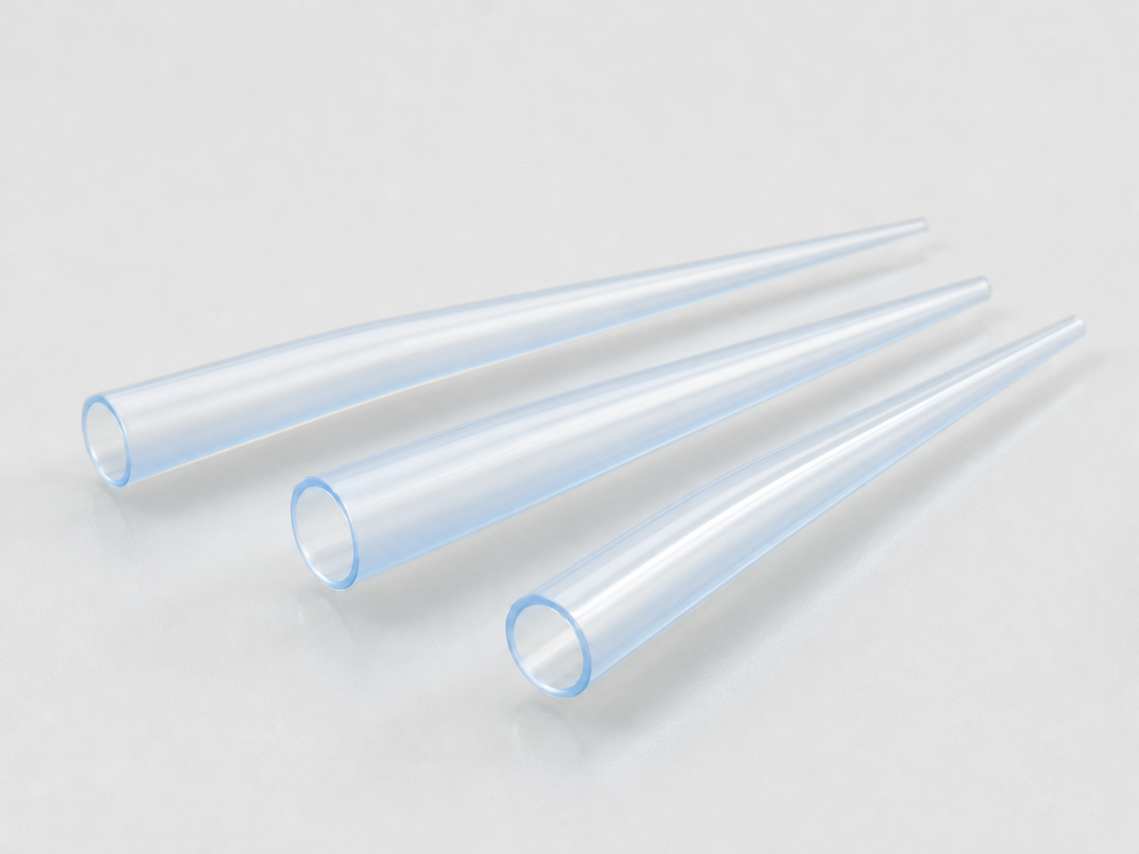 Tapered Polymer Tube Blank — OD 0.055 in, ID 0.038 in