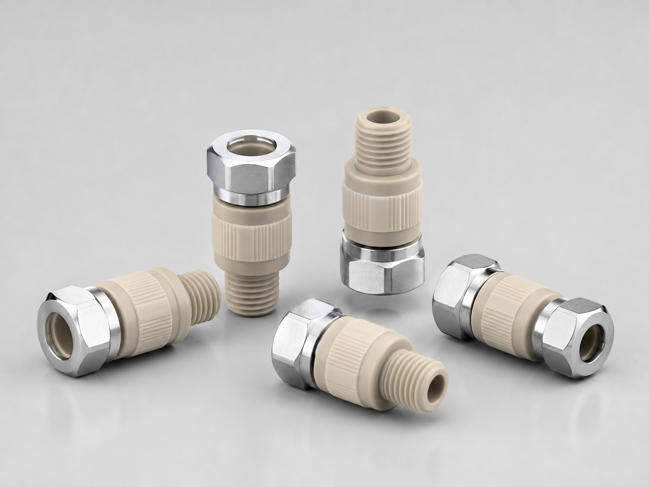 Micro Compression Tube Fitting — 1/8 in tube OD