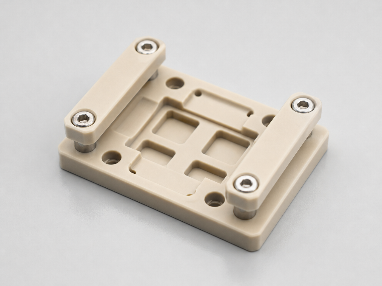 Sensor Array Workholding Fixture — for 1.0–2.0 mm parts